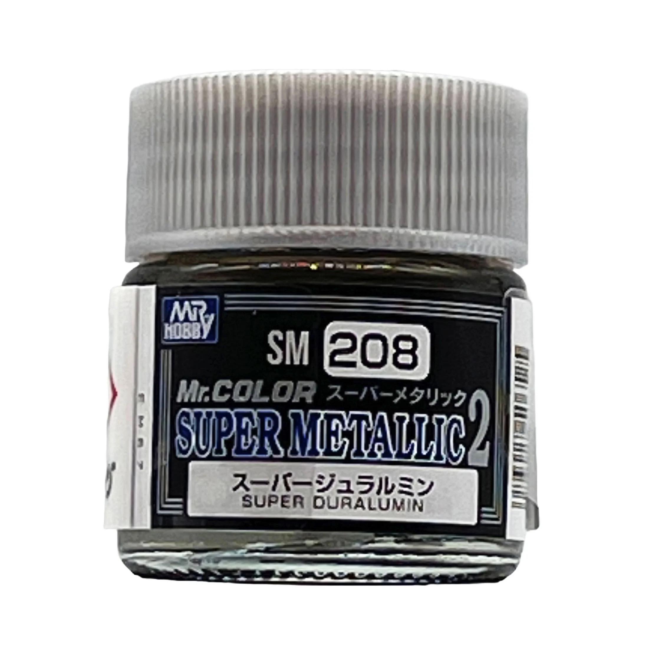 Mr. Hobby Mr. Color Super Metallic Color II Super Duralumin (SM208) 10 ml — official product photo 1