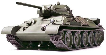 Tamiya 1/48 Russian T34 76 1941 Cast Model Kit — box art