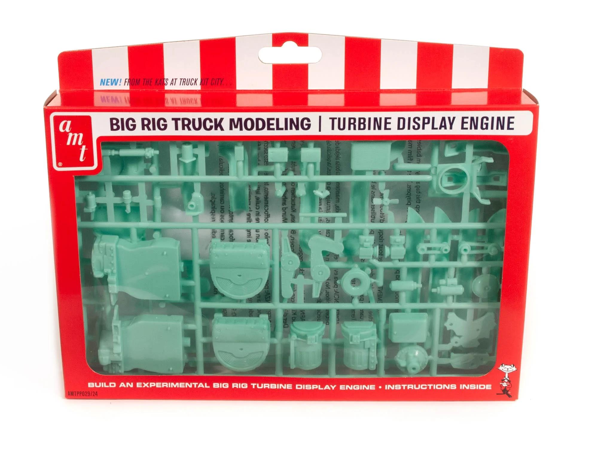 AMT 1/25 Big Rig Turbine Engine Part Pack Model Kit — official product photo 1