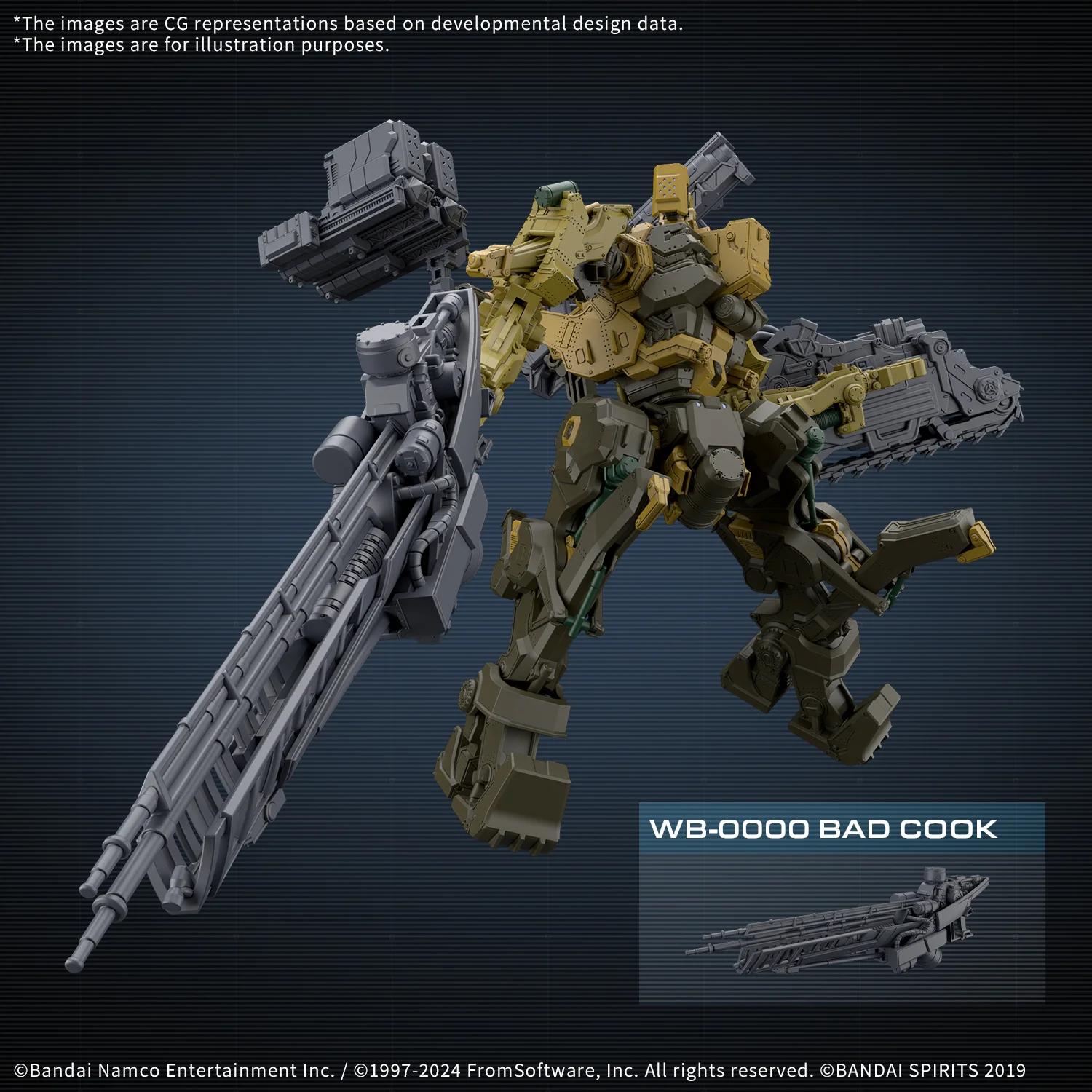 Bandai 1/144 30MM CC-3000 Rad Wrecker Milk Tooth Firb Model Kit — official product photo 4