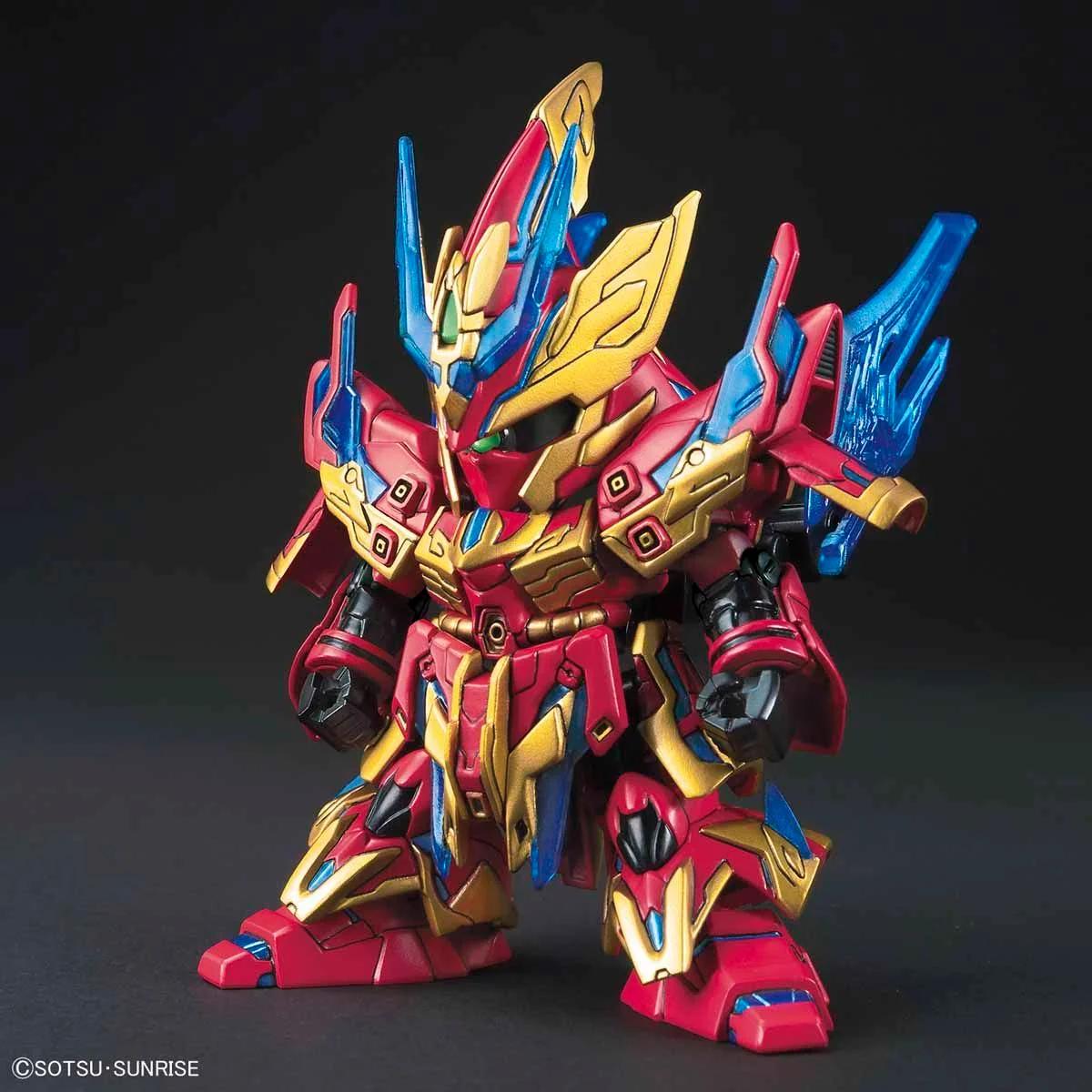 Bandai SD Zoketsuden Zhang Liao Zazabi Model Kit — official product photo 1