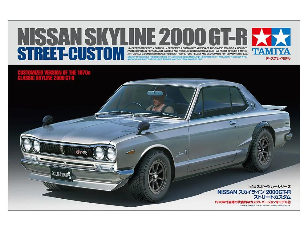 Tamiya 1/24 Nissan Skyline 2000gt-r Model Kit — official product photo 1
