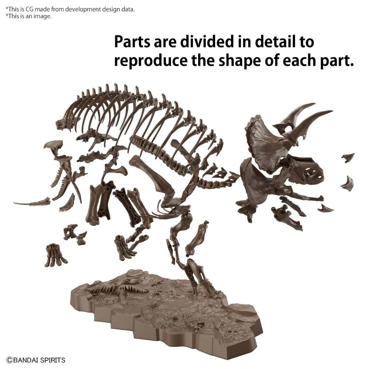 Bandai 1/32 Triceratops Imaginary Skeleton Model Kit — official product photo 4