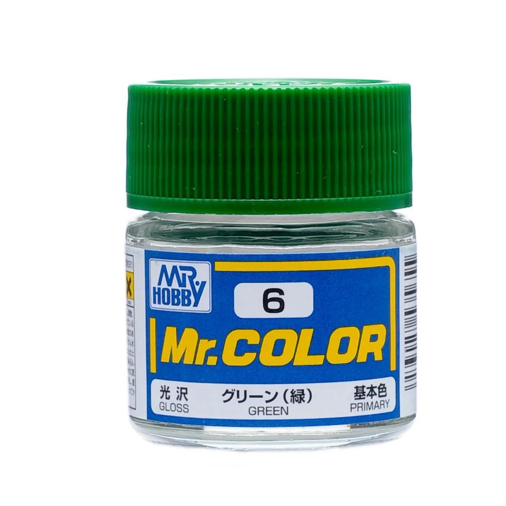Mr. Hobby Mr. Color Green (C6) 10 ml — official product photo 1
