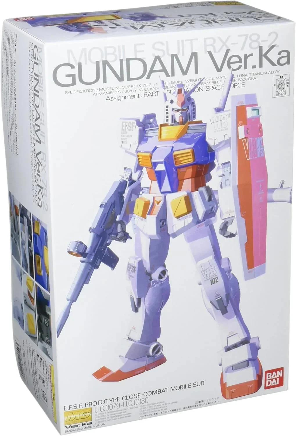 Bandai 1/100 MG RX-78-2 KA Model Kit — official product photo 3