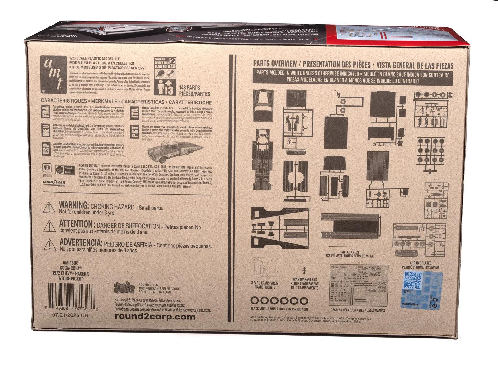 AMT 1/25 72chevy Racers Wedge Rt Coke Model Kit — official product photo 2