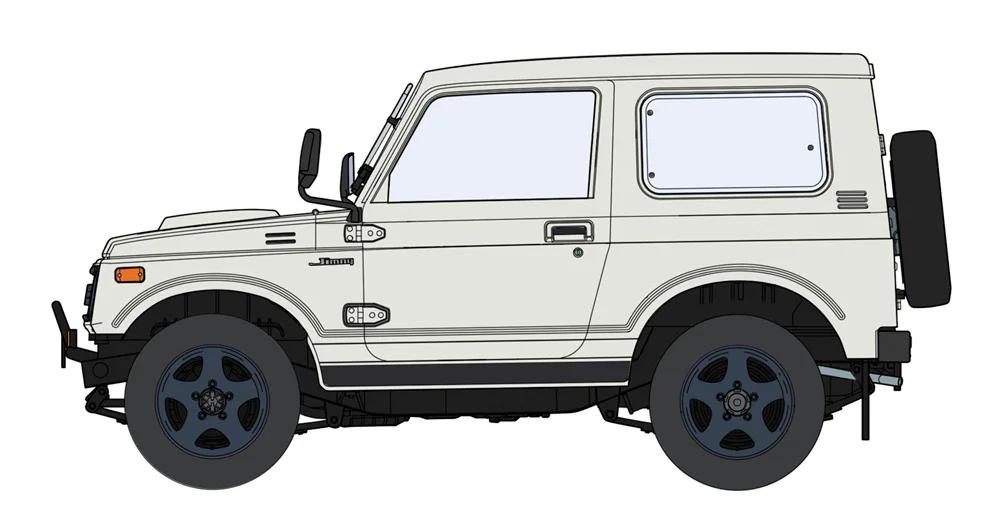 Hasegawa 1/24 Suzuki Jimny W Grill Guard Model Kit — official product photo 4