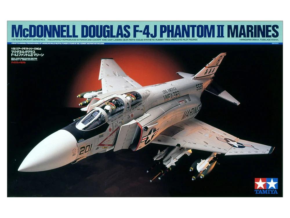 Tamiya 1/32 F-4J Phantom II Marines Model Kit — official product photo 1