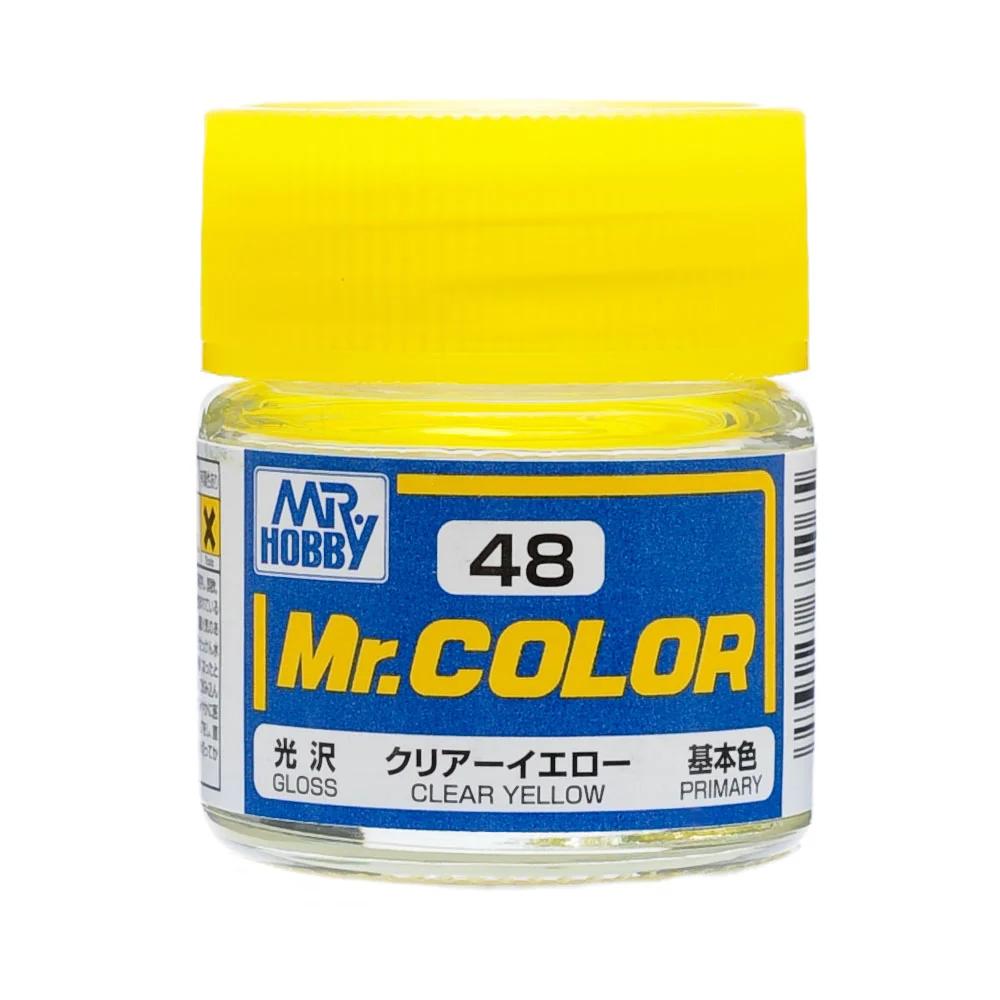 Mr. Hobby Mr. Color Clear Yellow (C48) 10 ml — official product photo 1