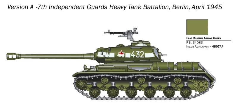 Italeri 1/56 JS-2 Stalin Model Kit — official product photo 3