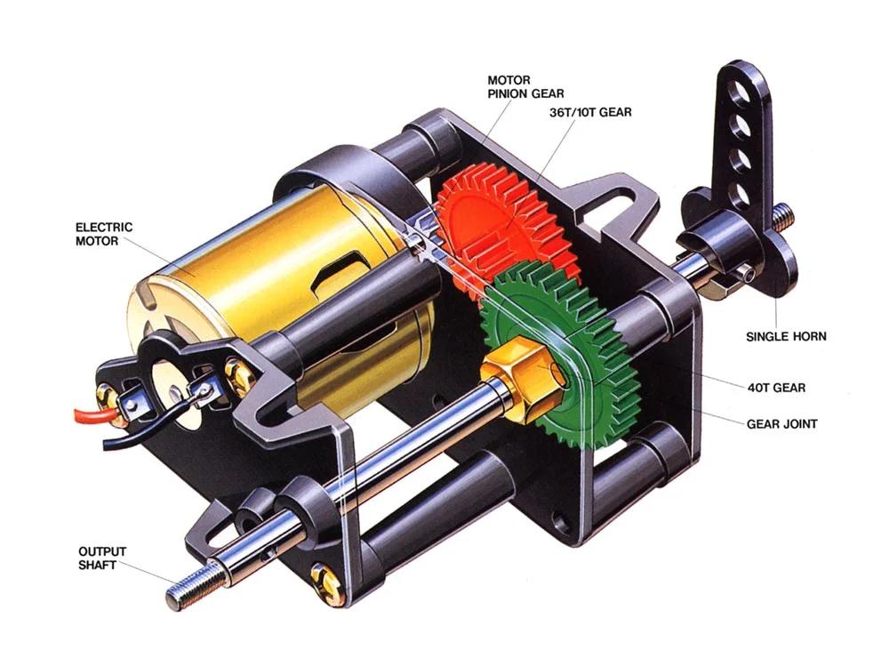Tamiya High Speed Gearbox Set H E Model Kit — official product photo 1
