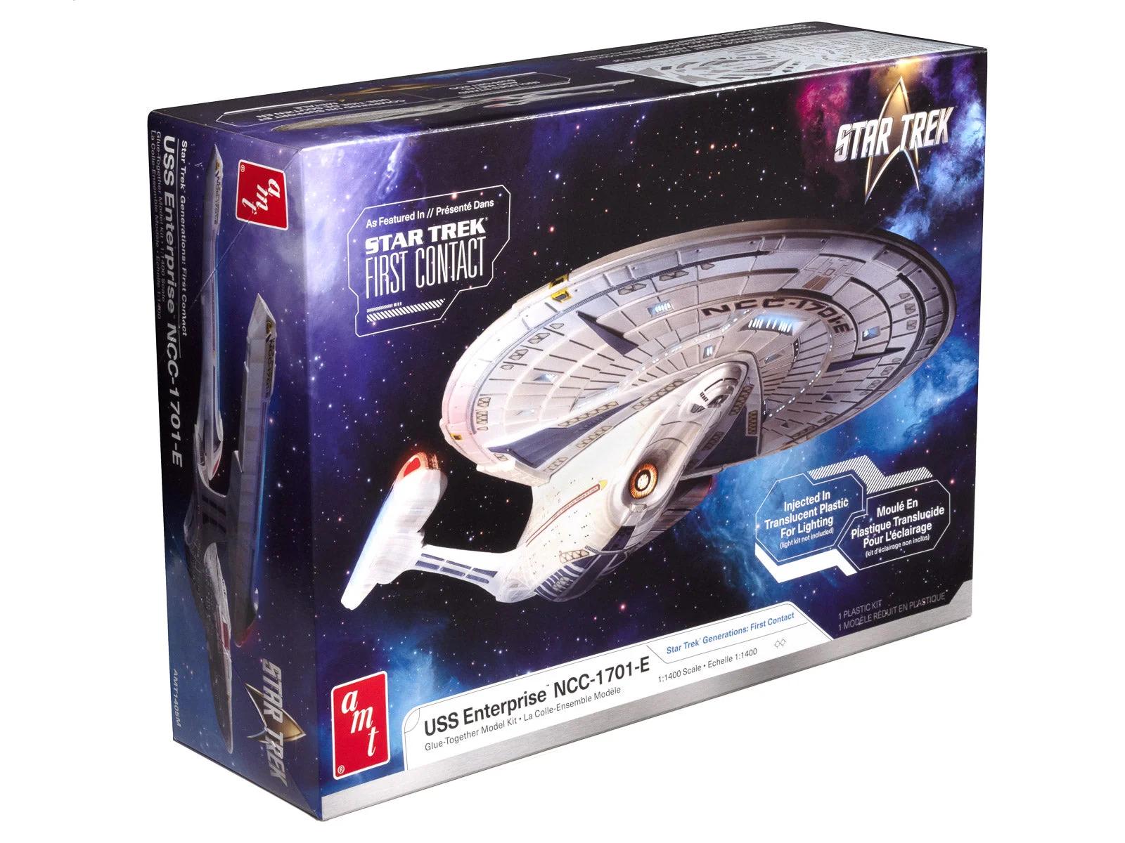 AMT NCC-1701-E U S S Enterprise Translucent Model Kit — official product photo 1