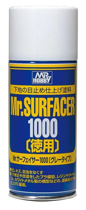 Mr. Hobby Mr. Surfacer 1000 Spray (B519) 170 ml — official product photo 1
