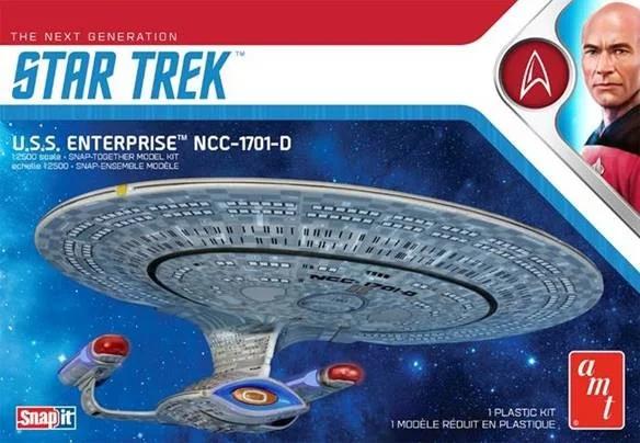 AMT Star Trek Uss Enteprise D Model Kit — box art