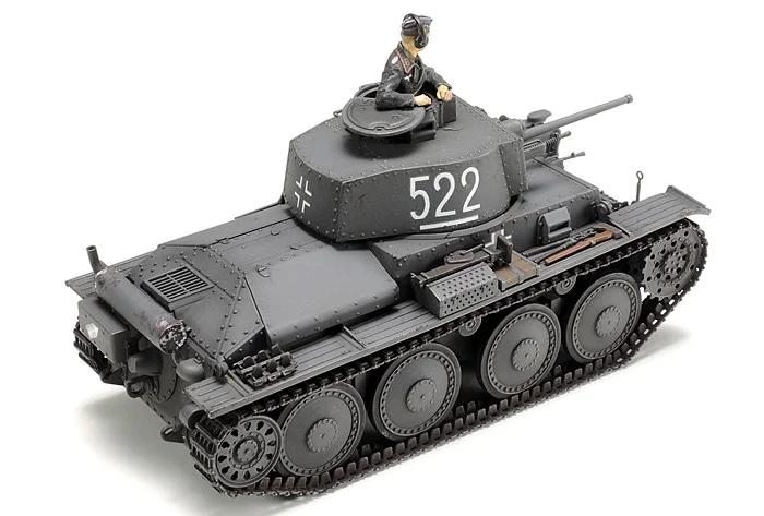 Tamiya 1/48 German Panzer 38 Ausf E F Model Kit — official product photo 2