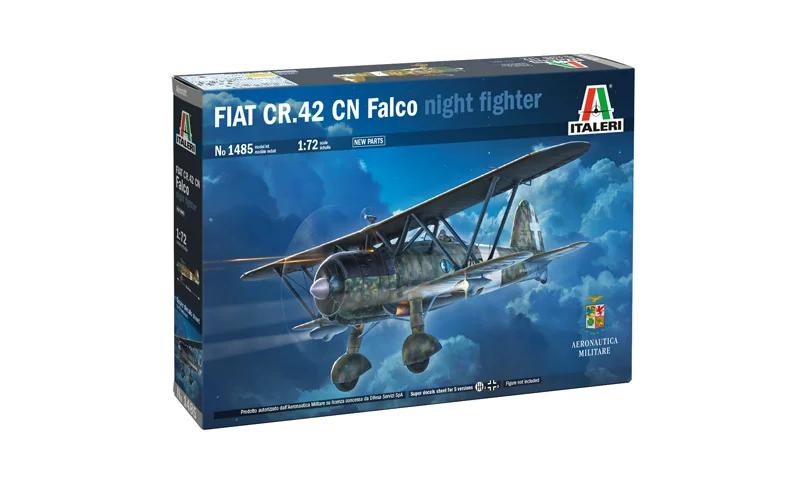 Italeri 1/72 Fiat Cr 42 Cn Falco Night Fighter Model Kit — official product photo 1