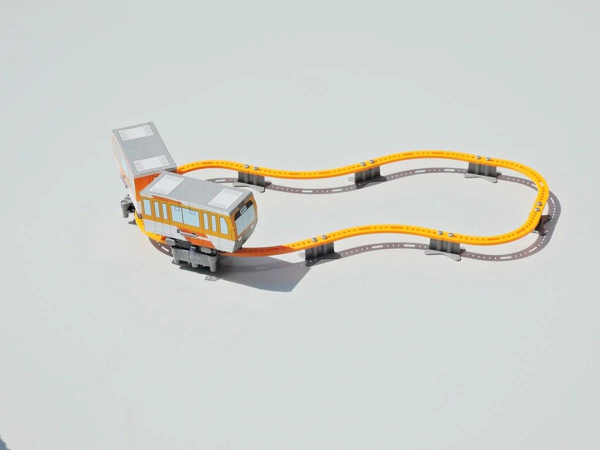Tamiya Rail Set Monorail Model Kit — official product photo 3