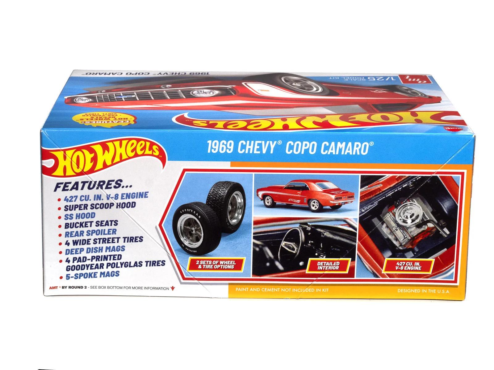 AMT 1/25 69chevy Camaro Copo Hot Wheels Model Kit — official product photo 4
