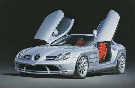 Tamiya 1/24 Mercedes Benz Slr Mclaren Model Kit — box art