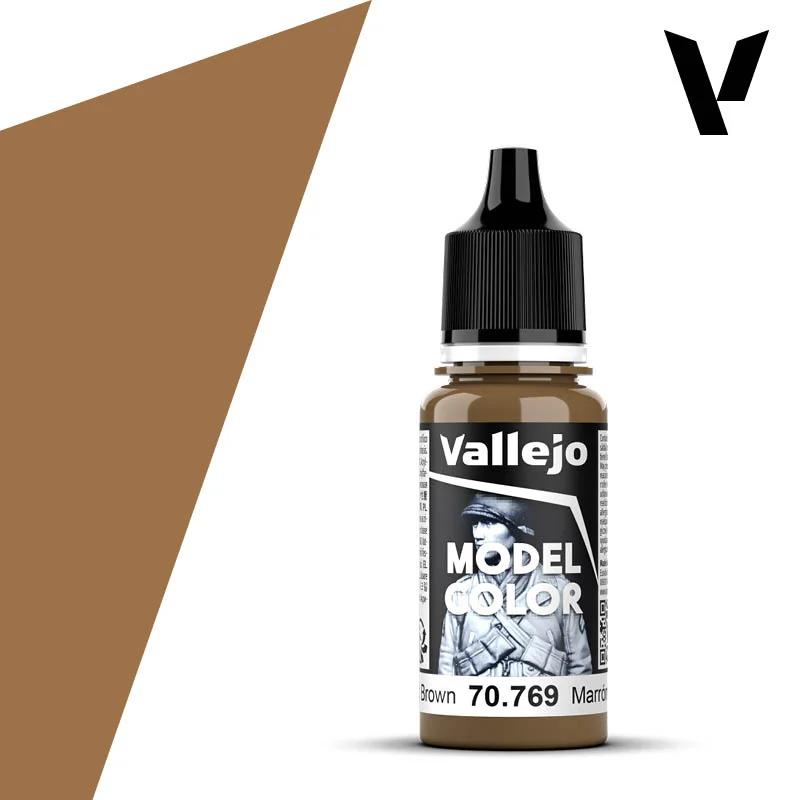 Vallejo Color Matt Mustard Brown 6pk — product photo