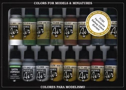 Vallejo Air European Rr 16 Color Set — product photo
