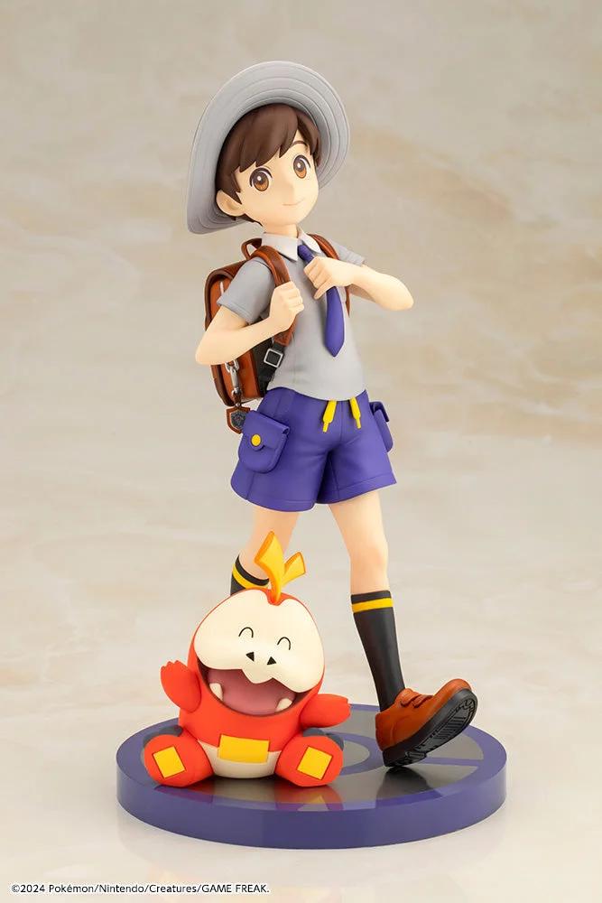 Kotobukiya Pokémon Florian with Fuecoco ARTFX J STATUE — official product photo 1