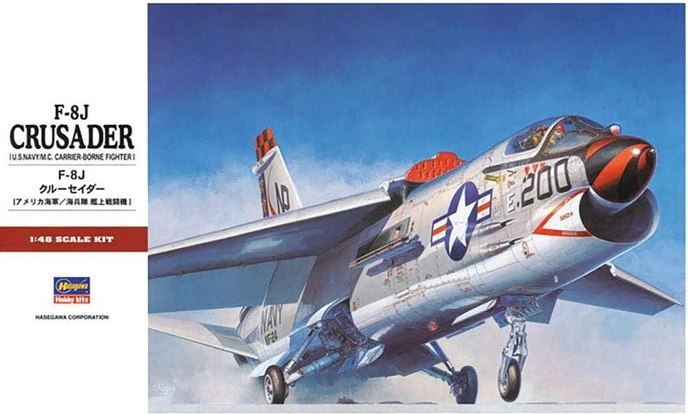 Hasegawa 1/48 F-8J Crusader Model Kit — official product photo 3