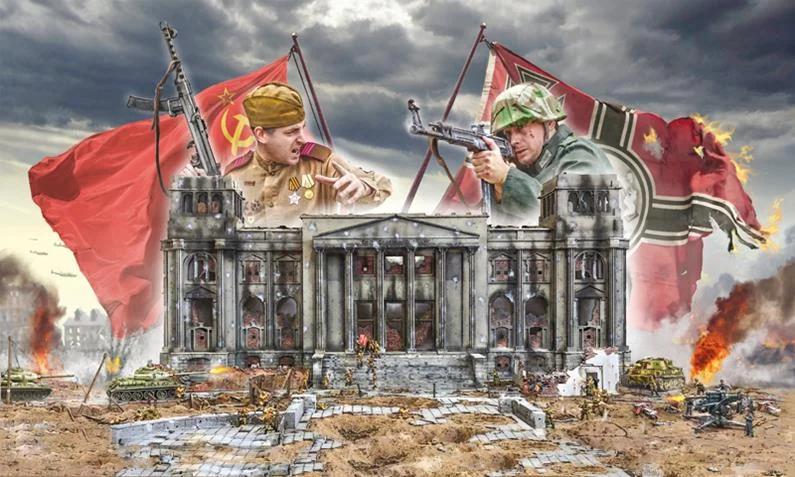 Italeri 1/72 Berlin 1945 Reichstag Conquest Model Kit — box art