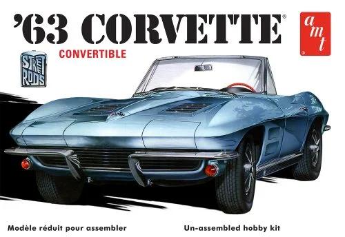 AMT 1/25 63 Chevy Corvette Convertible Model Kit — box art