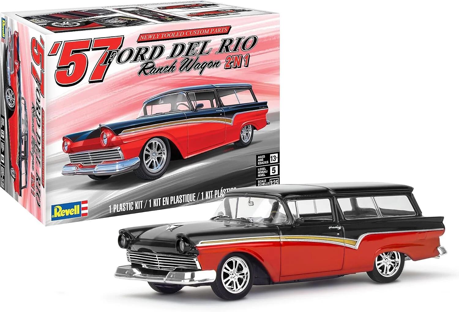 Revell 1/25 1957 Ford Ranch Wagon2n1 Model Kit — official product photo 1