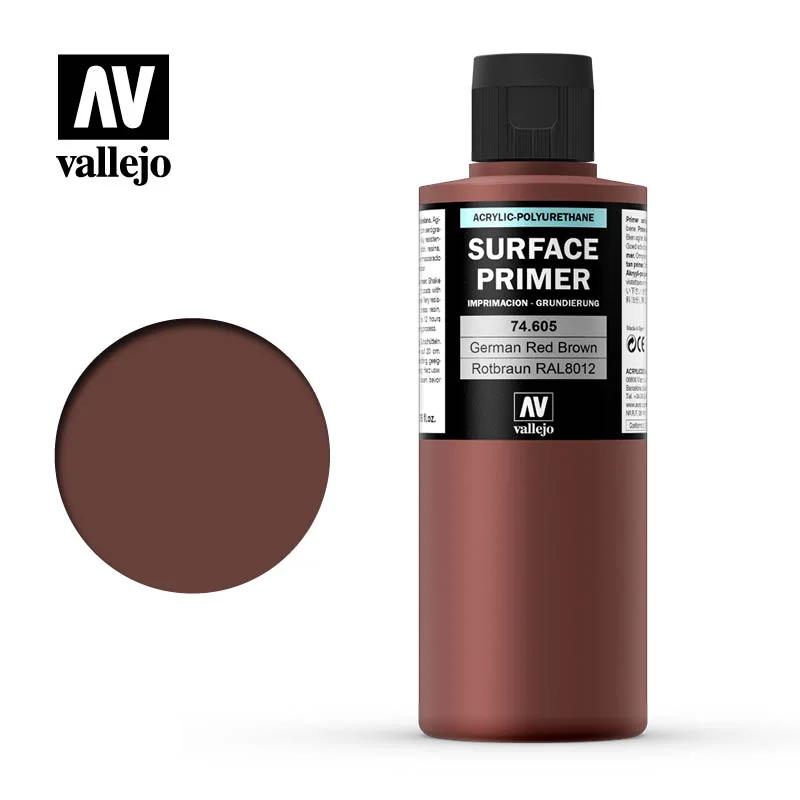 Vallejo Surface Primer 200ml Ger Red Brown 1p — product photo