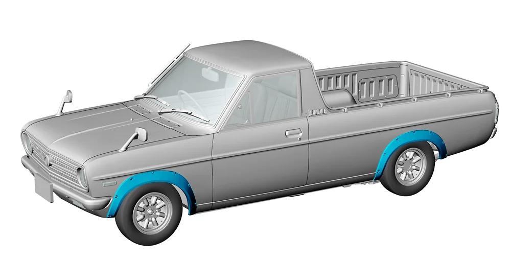 Hasegawa 1/24 Datsun Sunny Gb120 Early W Overfend Model Kit — official product photo 5