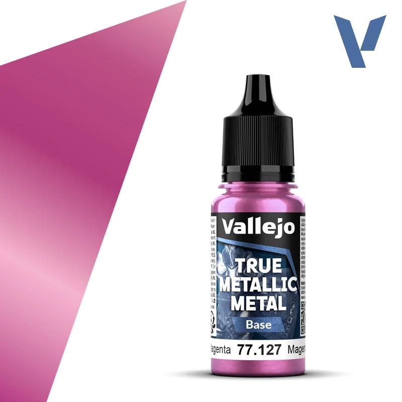 Vallejo True Metallicbasecrimson Magenta 6pk