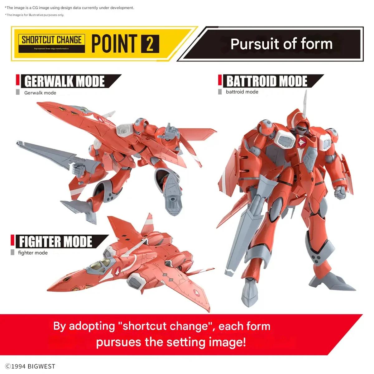 Bandai 1/144 HG VF-22S Sturmvogel II Milia Farina Model Kit — product photo 5