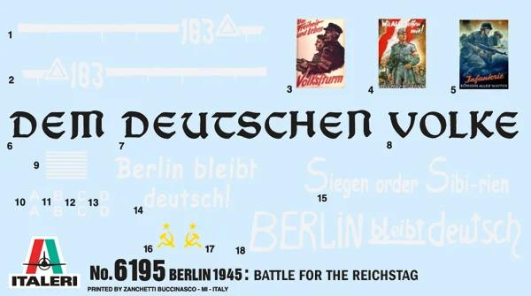 Italeri 1/72 Berlin 1945 Reichstag Conquest Model Kit — official product photo 2
