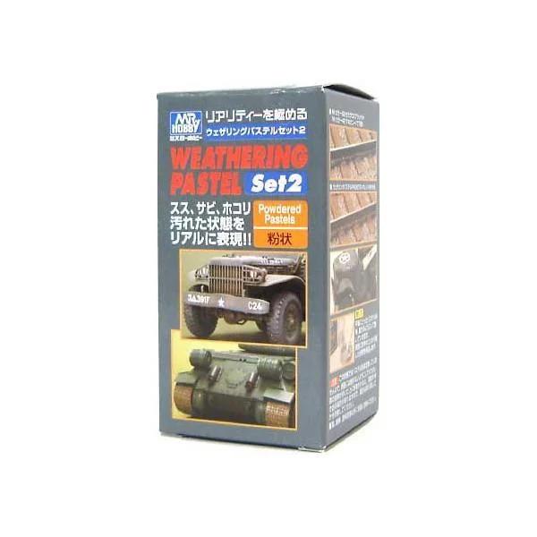 Mr. Hobby PP102 Mr. Weathering Pastel Set No. 2 (3 x 15g) — product photo