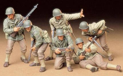 Tamiya 1/35 US Army Assault Infantry Model Kit — box art