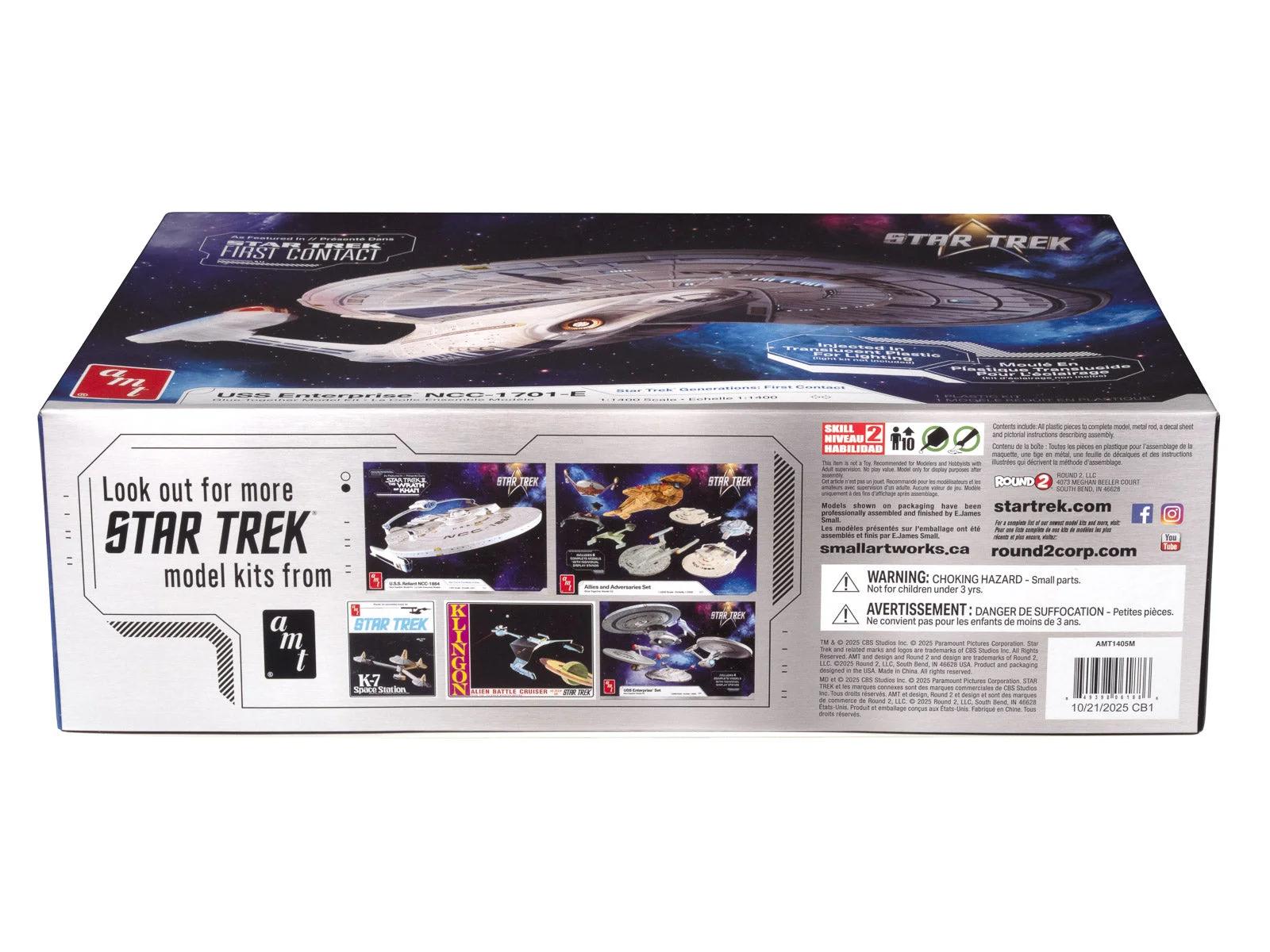AMT NCC-1701-E U S S Enterprise Translucent Model Kit — official product photo 3