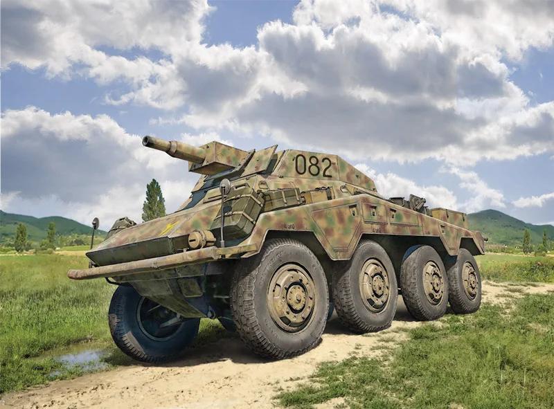 Italeri 1/35 Sdkfz 234 3 Armored Car Model Kit — official product photo 1