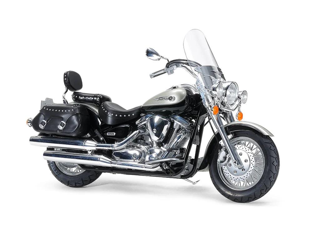 Tamiya 1/12 Yamaha Xv1600 Road Star Custom Model Kit — official product photo 1