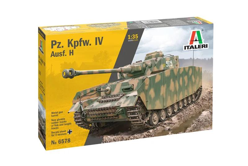 Italeri 1/35 Pz Kpfw IV Ausf H Model Kit — official product photo 1