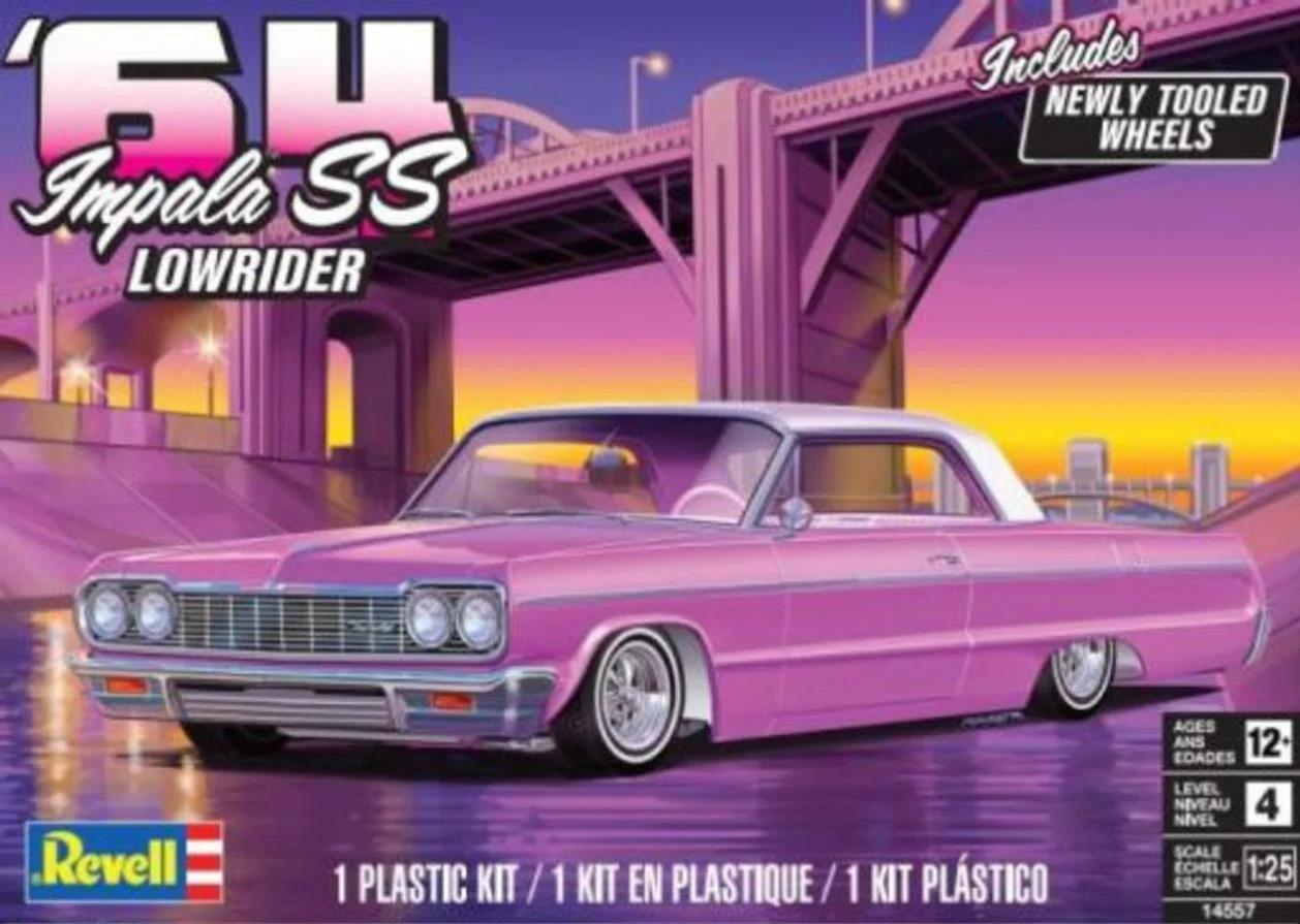 Revell 1/24 64 Chevy Impala Ss Lowrider Model Kit — box art