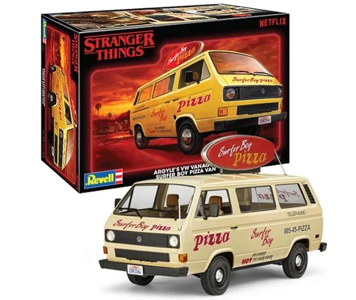 Revell 1/25 Vw Pizza Vanstranger Things Model Kit — box art