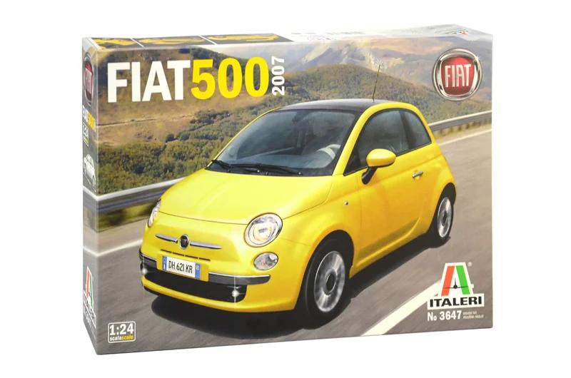 Italeri 1/24 Fiat 5002007 Model Kit — official product photo 2