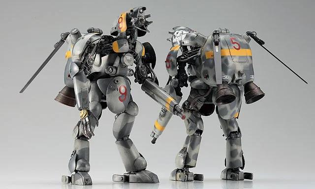 Hasegawa Space Humanoid Unmanned Interceptor Model Kit — official product photo 2