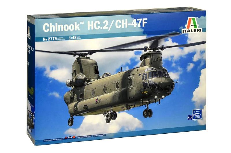Italeri Chinook Hc2 Ch47f Helicoptr 48 Model Kit — official product photo 1