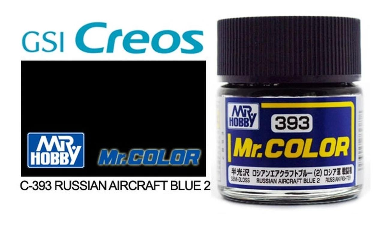 Mr. Color C393 Semi-Gloss Russian Aircraft Blue II 10ml — product photo