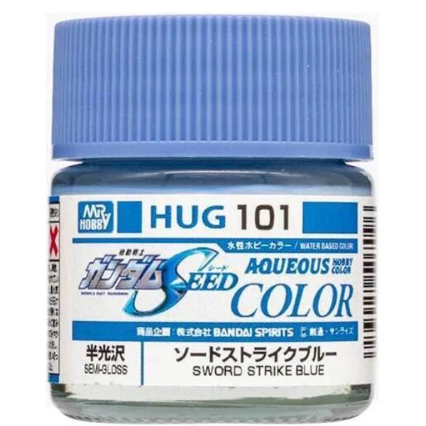 Mr. Hobby Aqueous Gundam Color HUG101 Sword Strike Blue (Semi-Gloss) 10ml — product photo