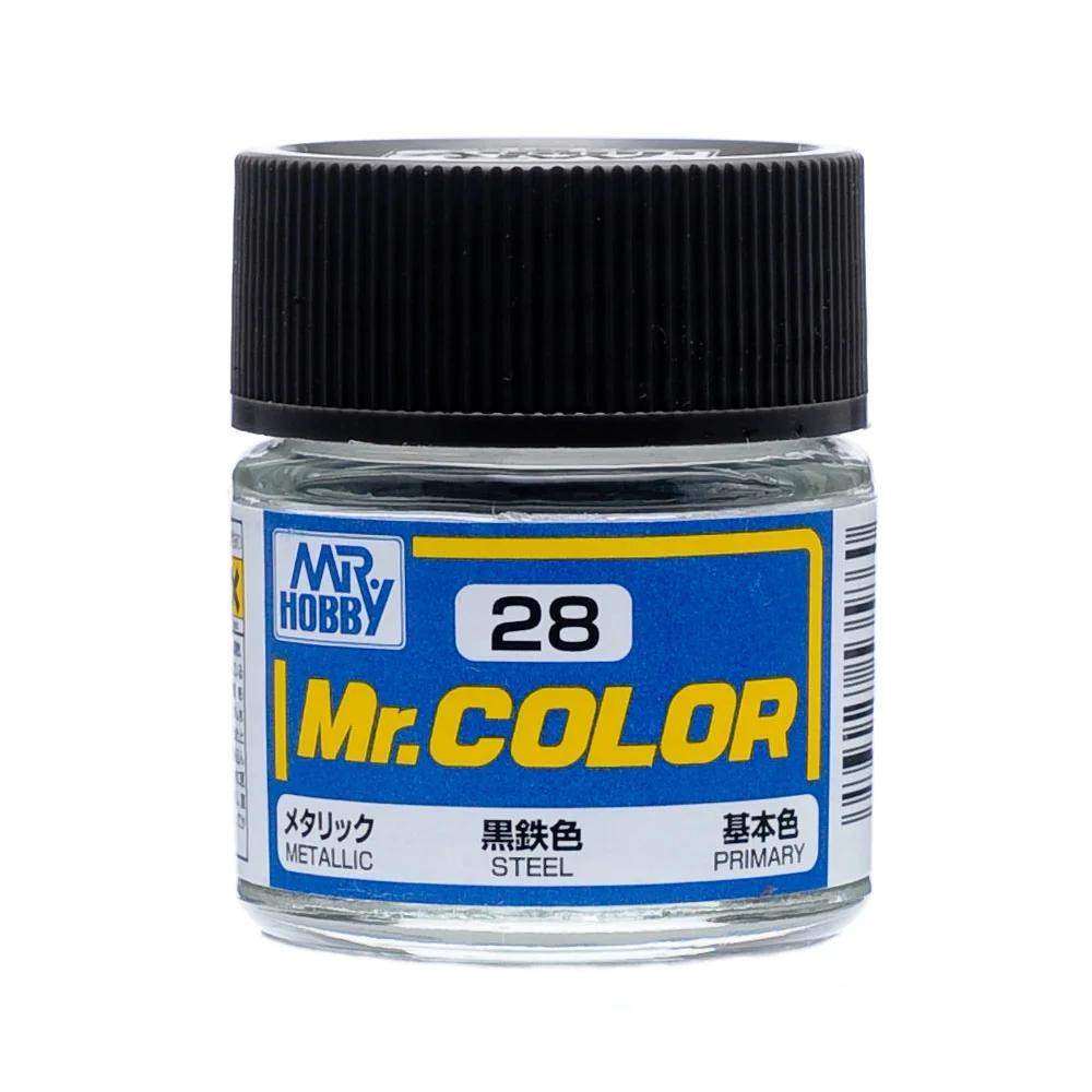 Mr. Hobby Mr. Color Steel (C28) 10 ml — official product photo 1