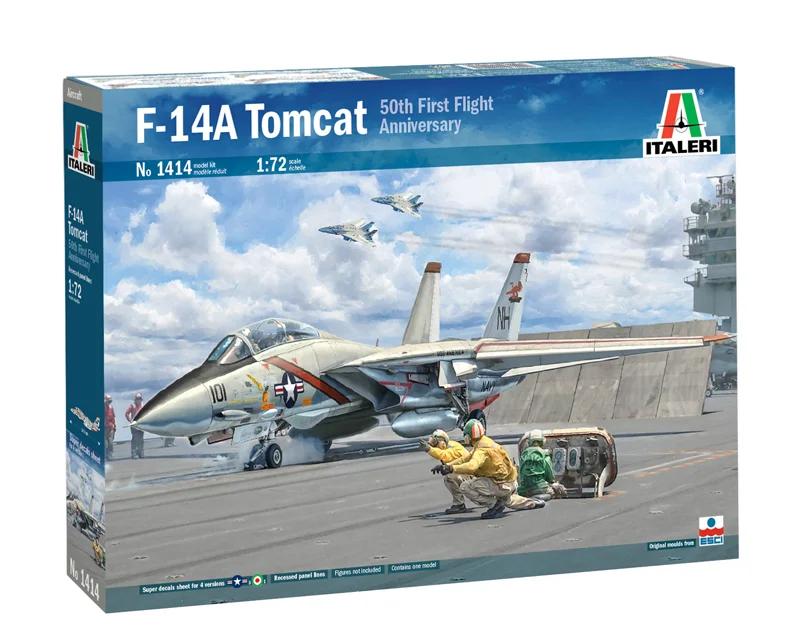 Italeri 1/72 F-14A Tomcat 50th First Flight Anni Model Kit — official product photo 1